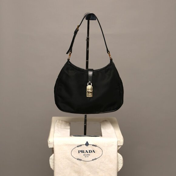 Rare Prada Tessuto Nylon Shoulder Bag - Picture 1 of 15